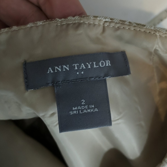 ANN TAYLOR Factory Jacquard Print Skirt - Picture 5 of 6
